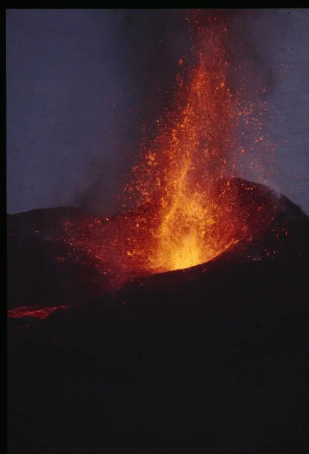 Erupción volcán Teneguía